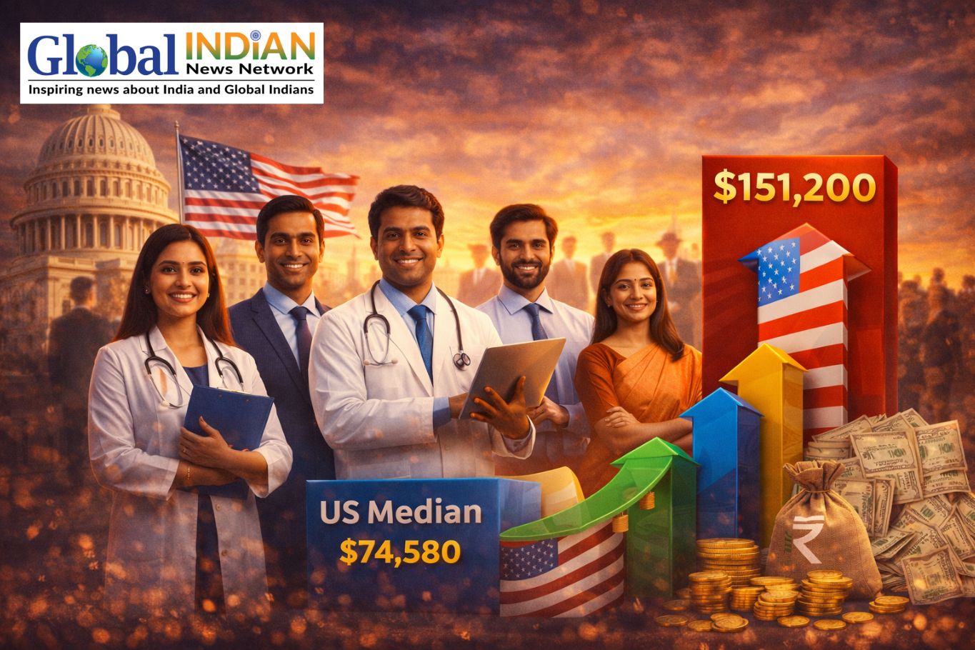Indian American Households Lead Income Rankings