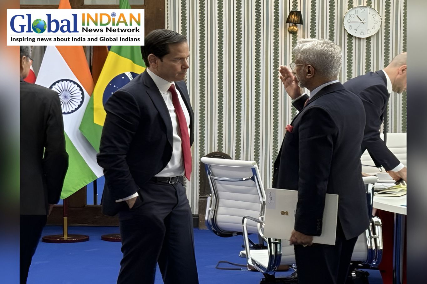 Jaishankar, Rubio Hold Talks at G7 Meet in France Jaishankar, Rubio Hold Talks at G7 Meet in France