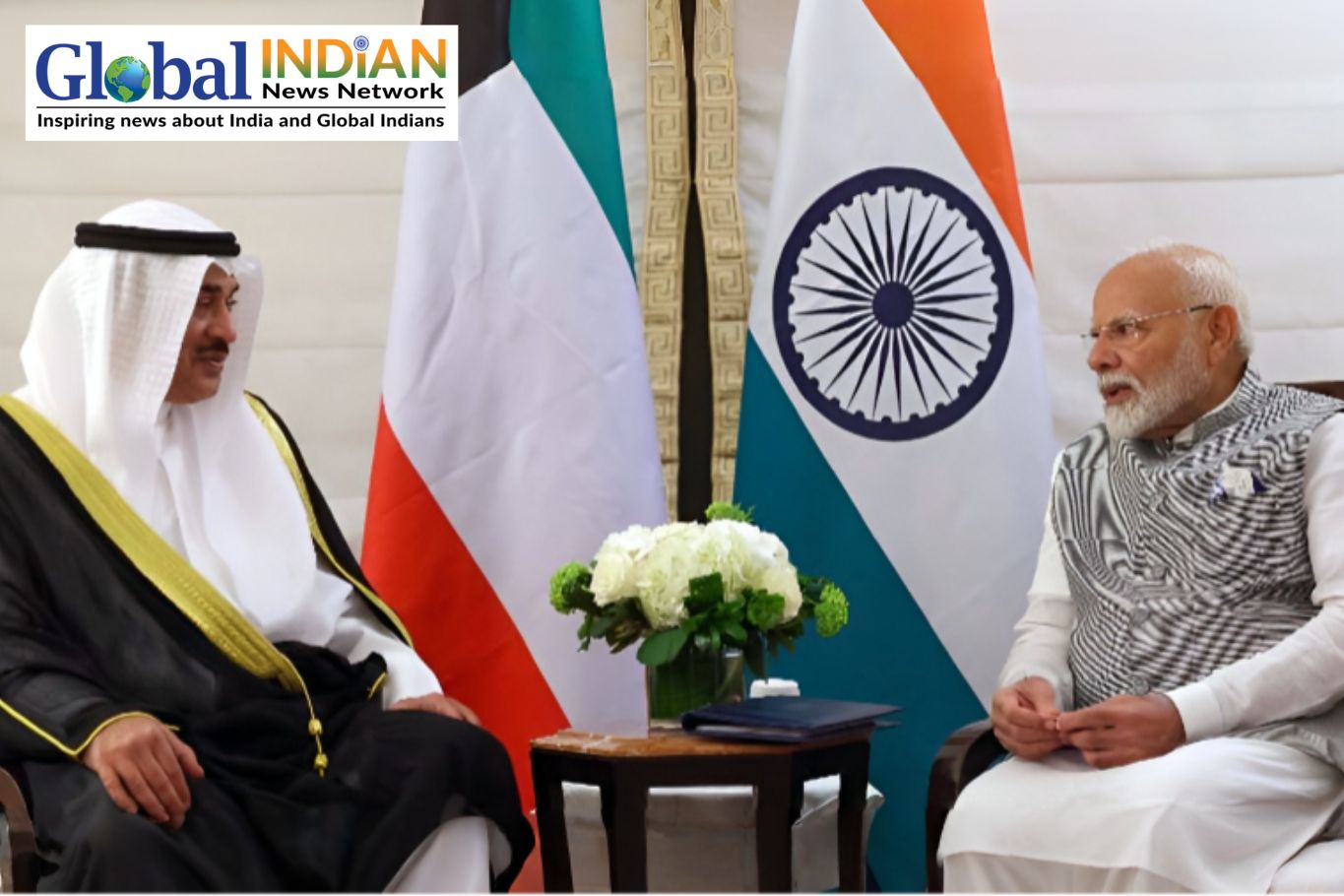 Modi Meets Kuwait Crown Prince, Stresses Peace Stance