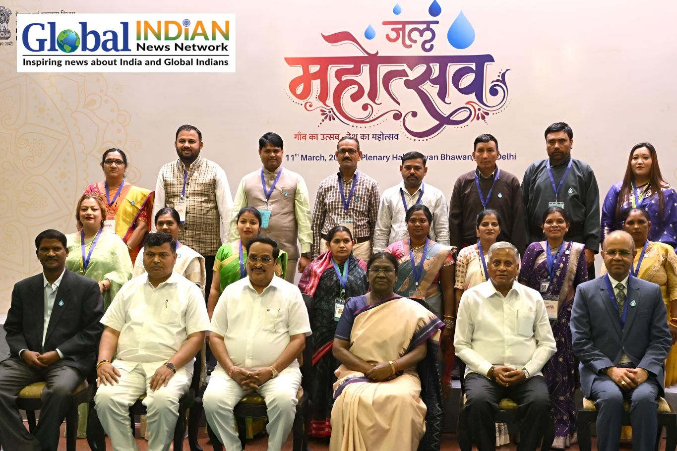 President Murmu Urges Citizens to Conserve Water