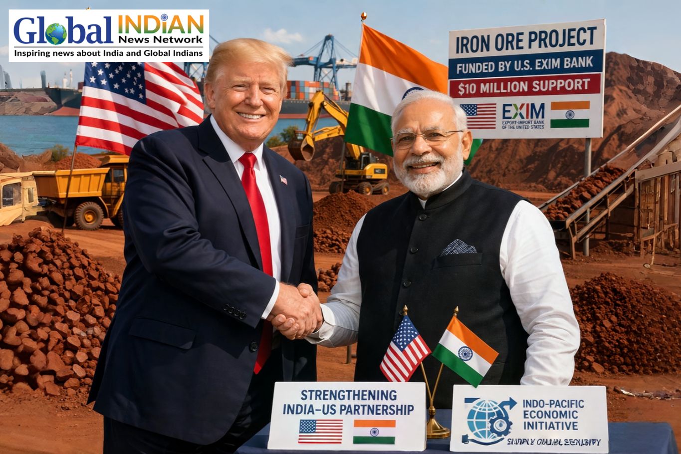 US Backs Iron Project To Boost India Ties US Backs Iron Project To Boost India Ties