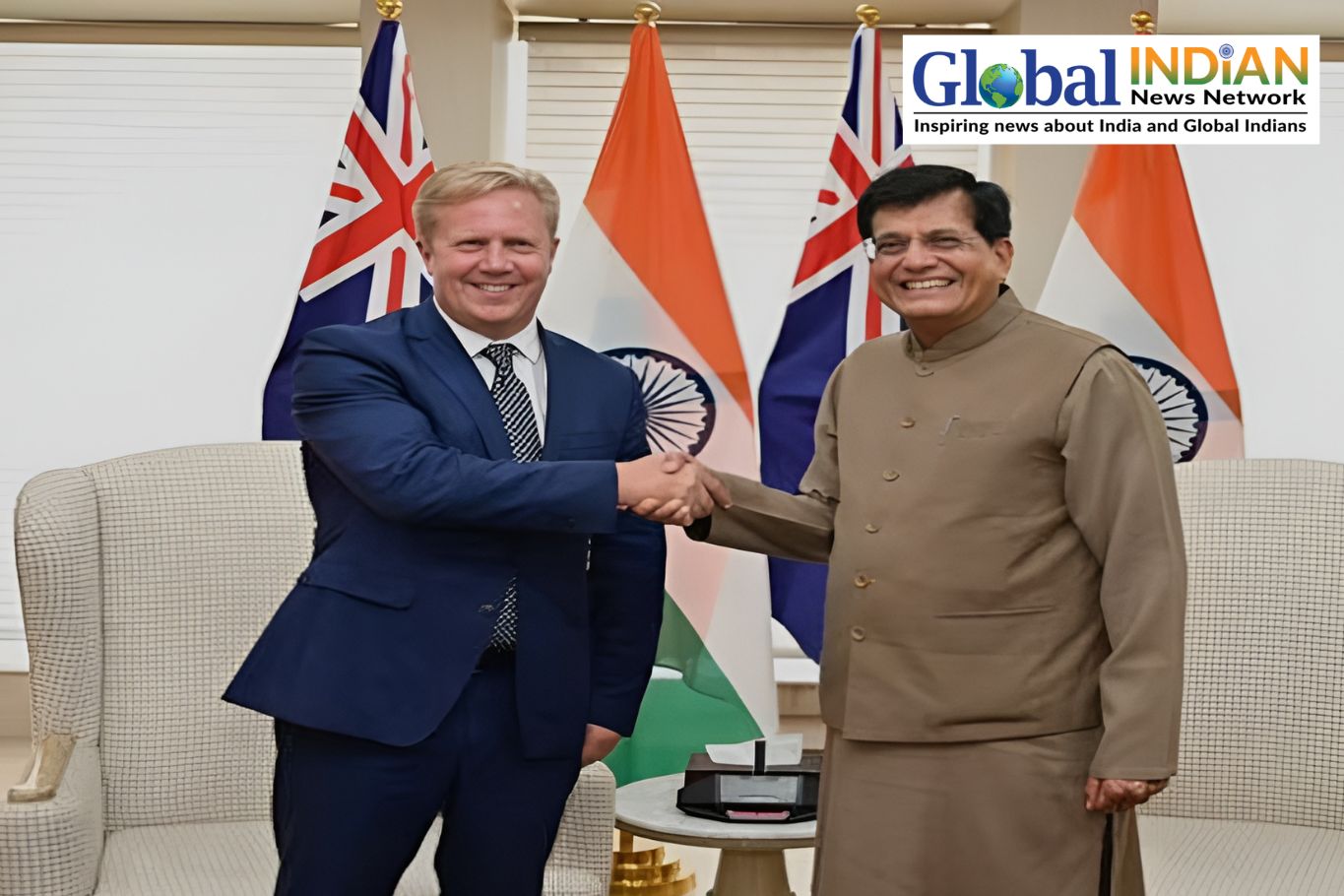 India, New Zealand to Sign FTA, Target $5B Trade