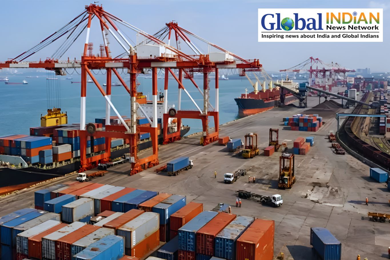 India Ports Handle Record 915 Million Tonnes Cargo India Ports Handle Record 915 Million Tonnes Cargo