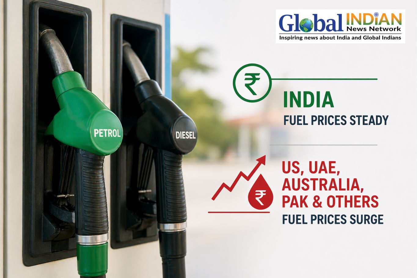 India Keeps Fuel Prices Steady as Global Rates Surge