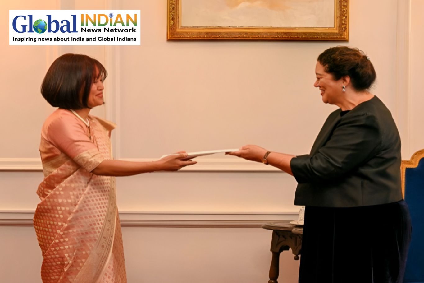 Indian Envoy Presents Credentials in New Zealand