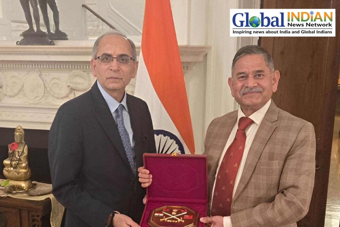 Indian envoy hosts Army Chief Upendra Dwivedi in Washington