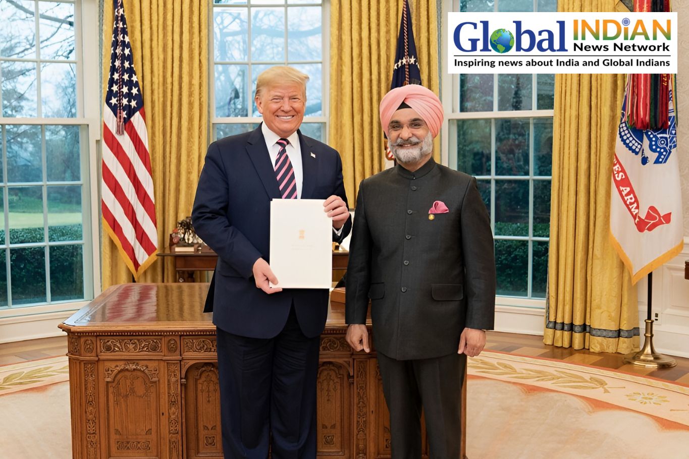 Trump Praises Sandhu for Strengthening India-US Ties
