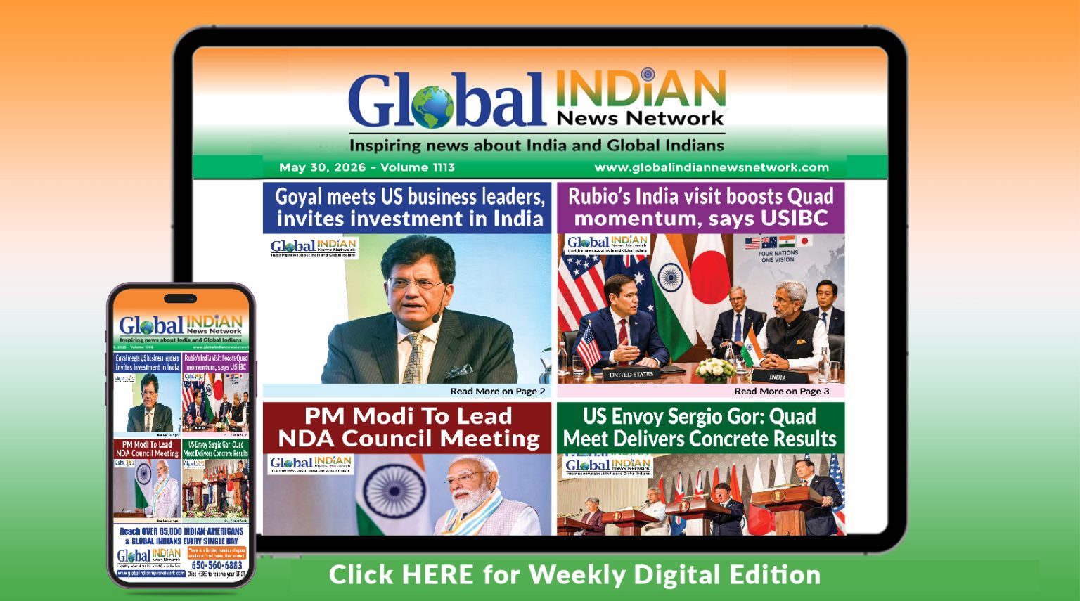 Latest Weekly News about India and Global Indians