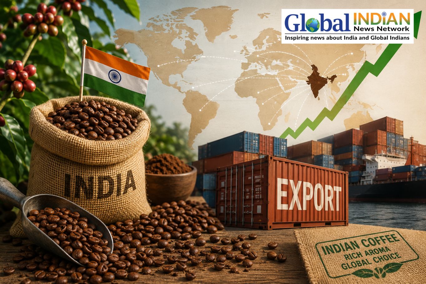 India Coffee Exports Rise Strongly On Global Demand