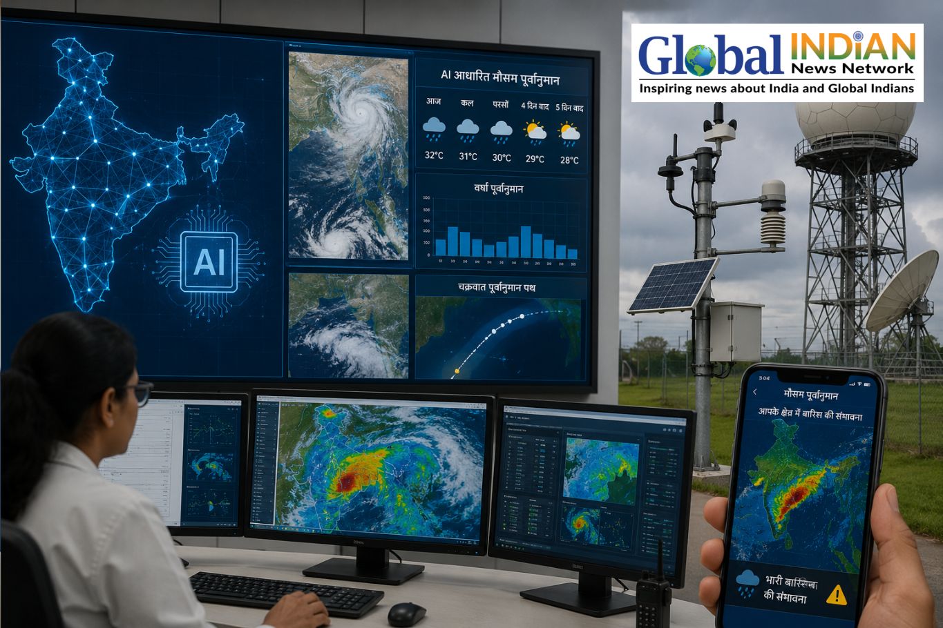 India Launches AI Weather Forecasting Systems Nationwide
