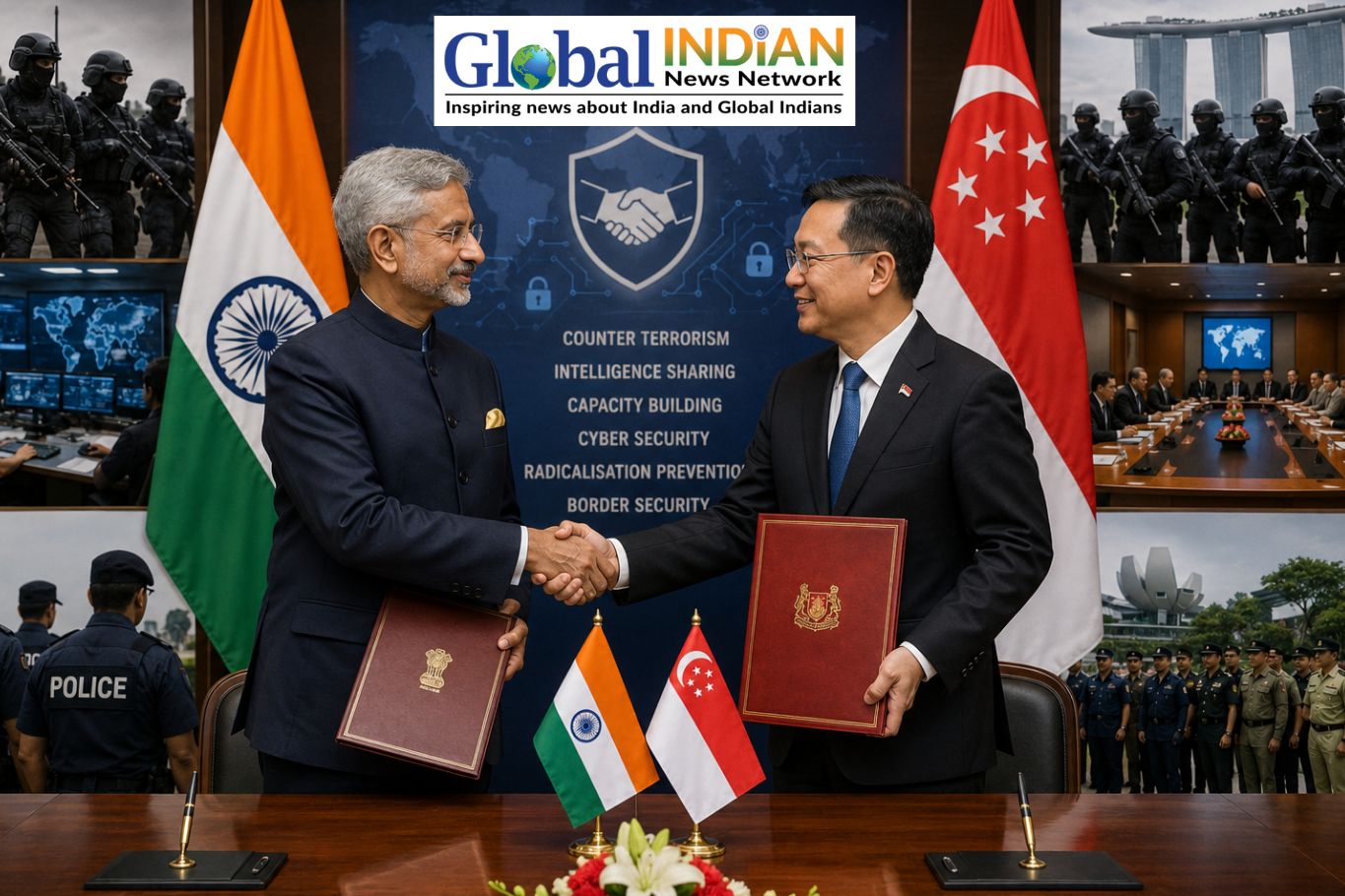 India and Singapore Strengthen Anti-Terror Cooperation Pact