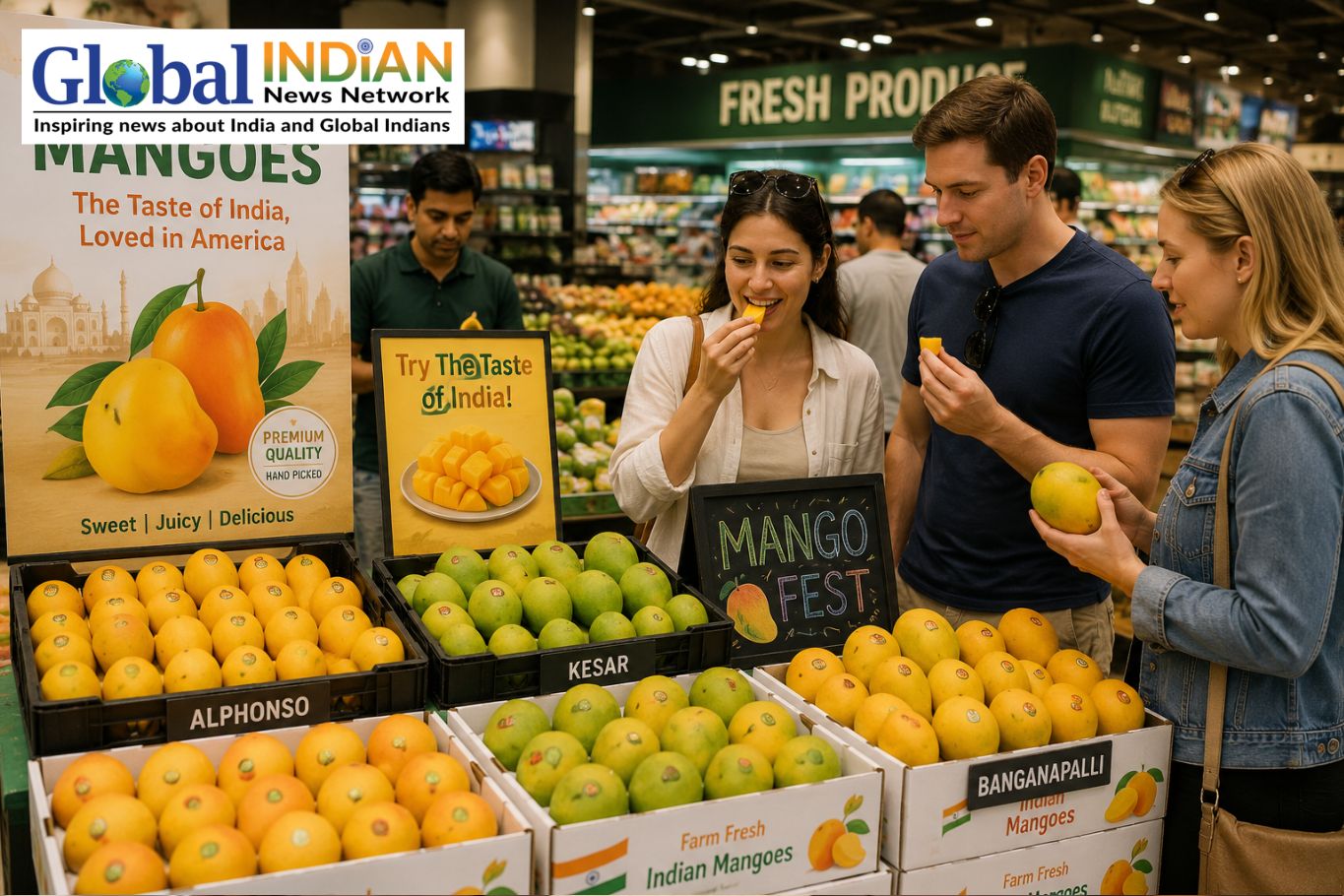 Indian Mangoes Create Massive Craze Across United States