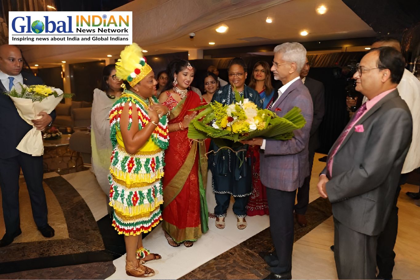 Jaishankar Arrives in Suriname for Talks with Leaders