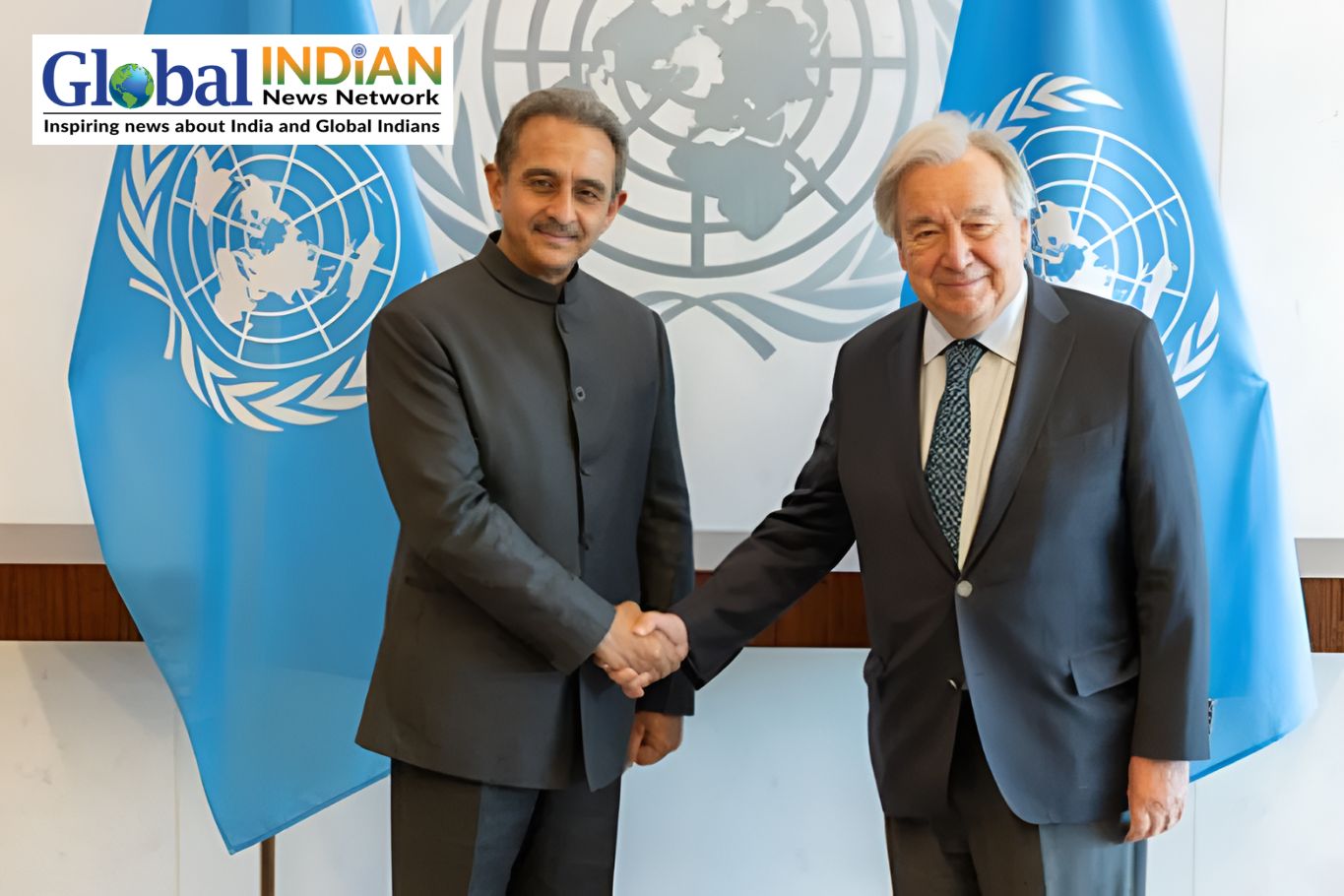 Kirti Vardhan Singh Meets UN Chief Guterres at IMRF