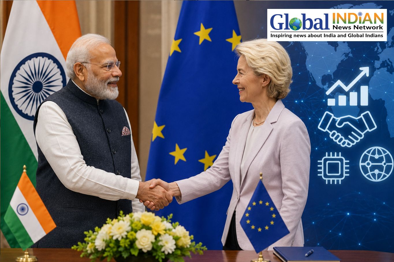Modi Highlights India-EU Trade And Tech Opportunities