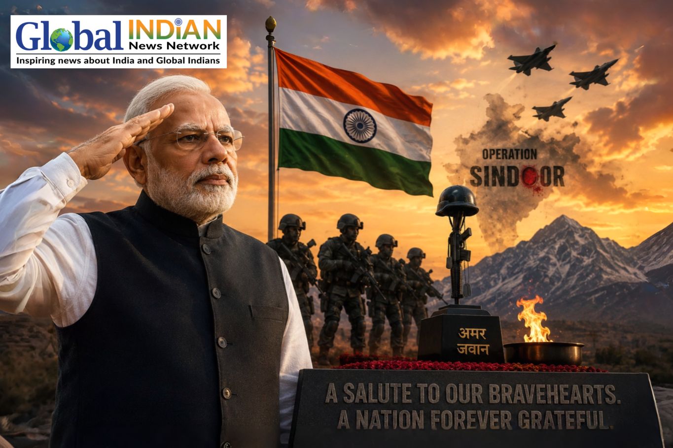 Modi Marks Operation Sindoor Anniversary With Powerful Tribute