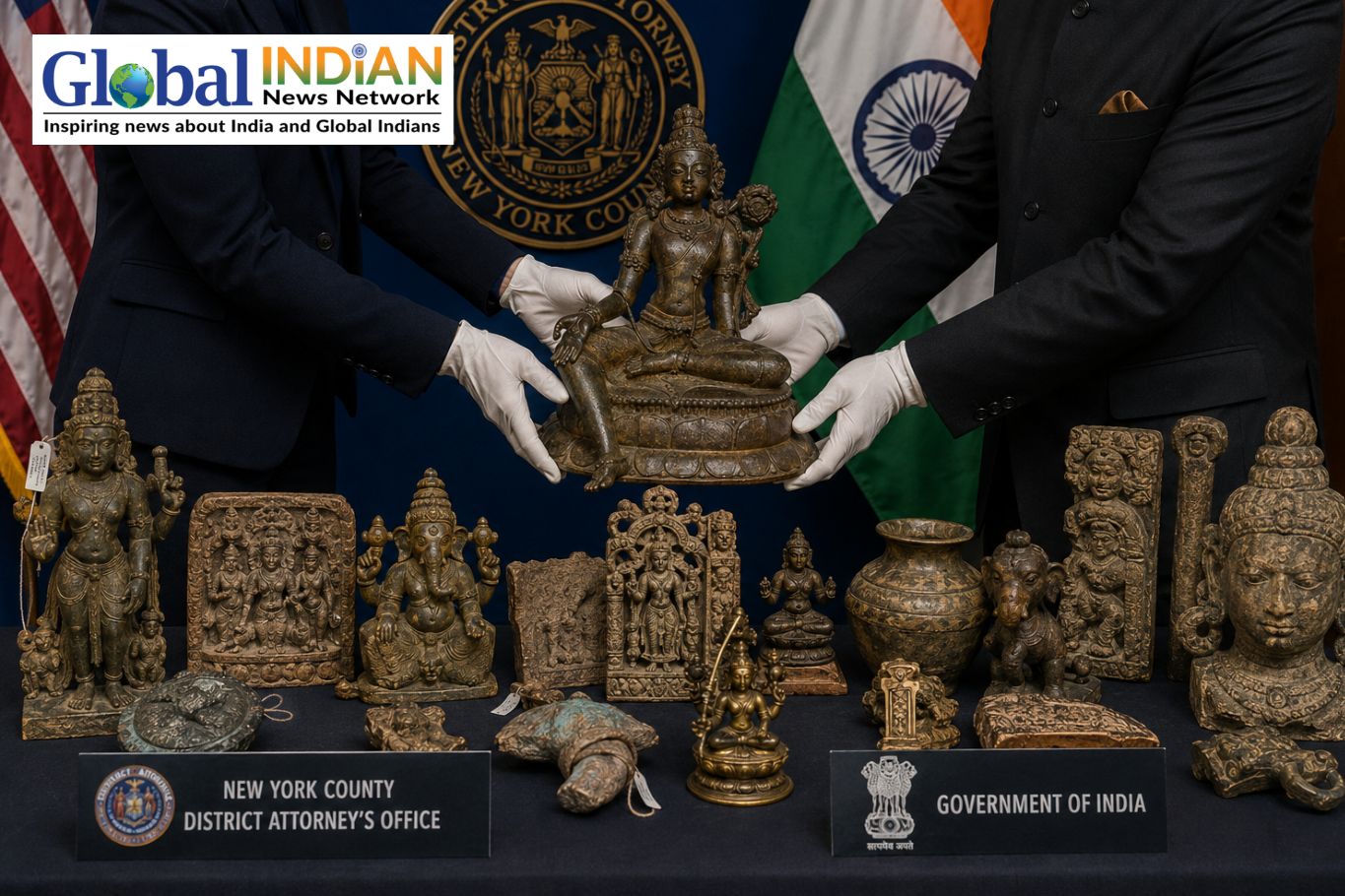 New York Returns Stolen Indian Antiquities Worth Millions
