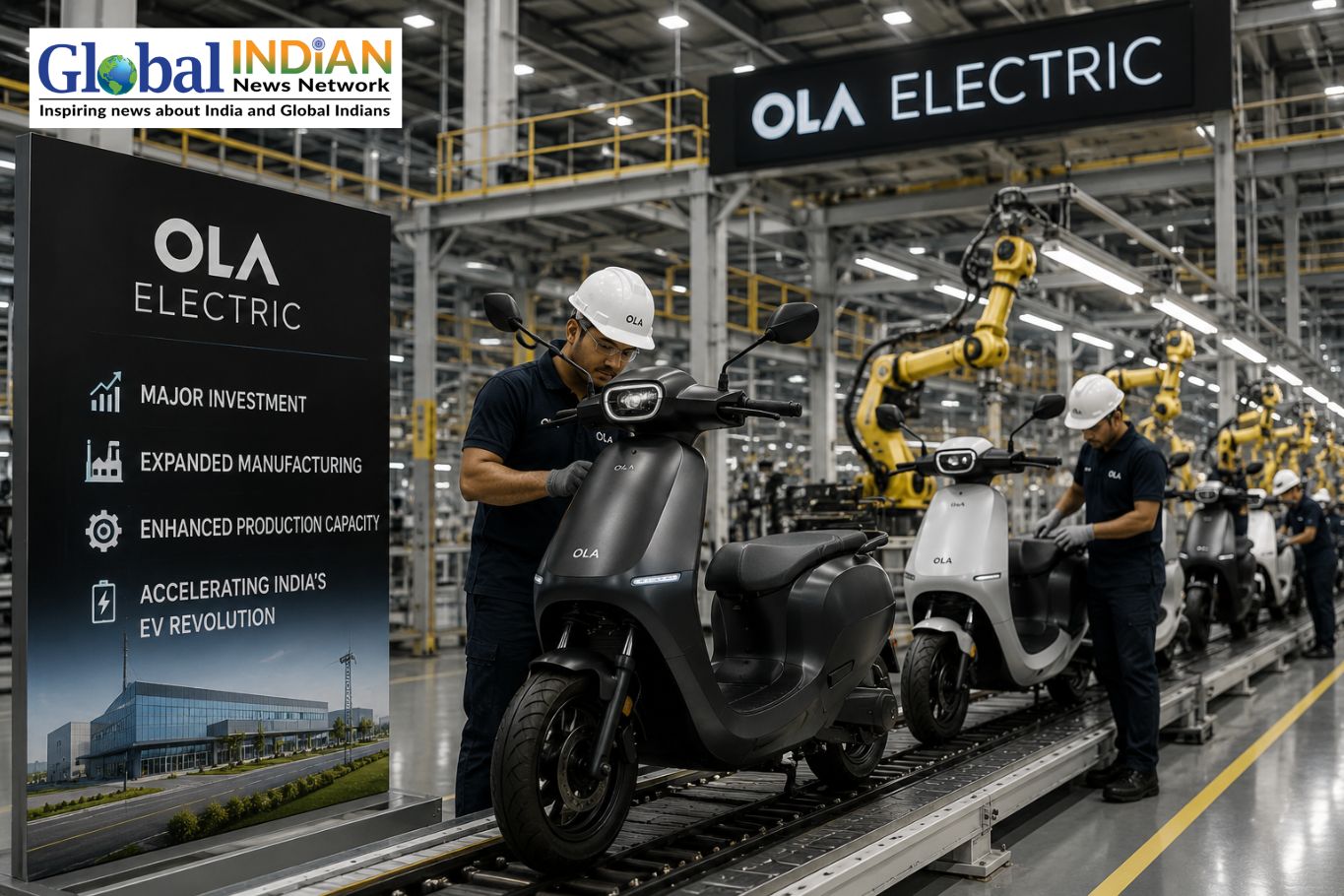 Ola Electric Expands EV Manufacturing With Major Investment Ola Electric Expands EV Manufacturing With Major Investment