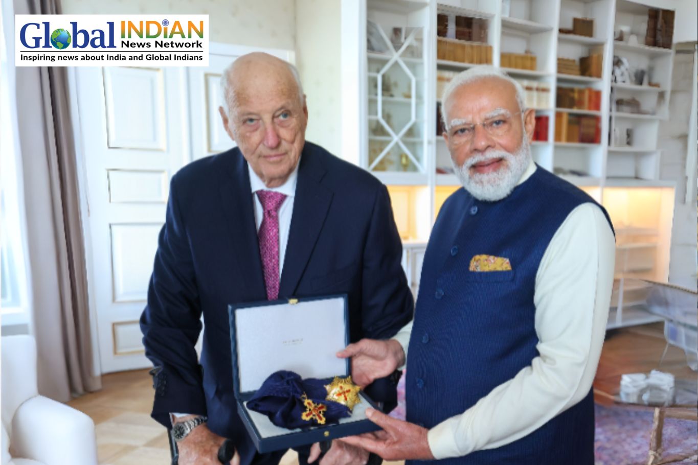 PM Modi Receives Norway’s Highest Civilian Honour PM Modi Receives Norway’s Highest Civilian Honour