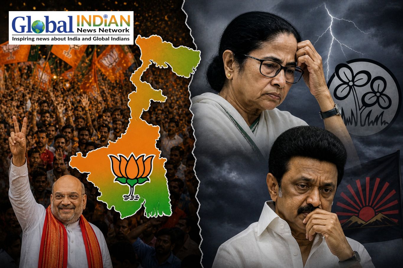 Poriborton Hits Mamata, Stalin Faces Shock Poll Defeat