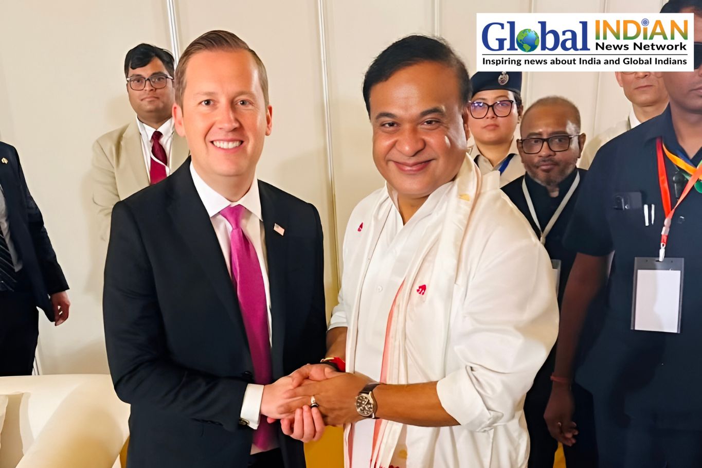 US Envoy Gor Attends Assam CM Swearing-In Ceremony