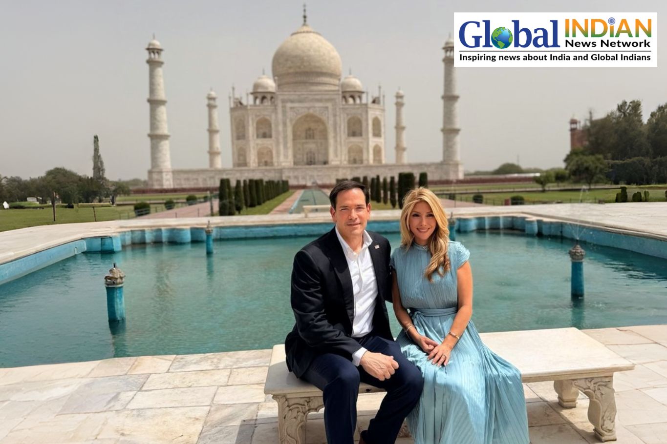 Marco Rubio, wife Jeanette visit Taj Mahal and Amber Fort