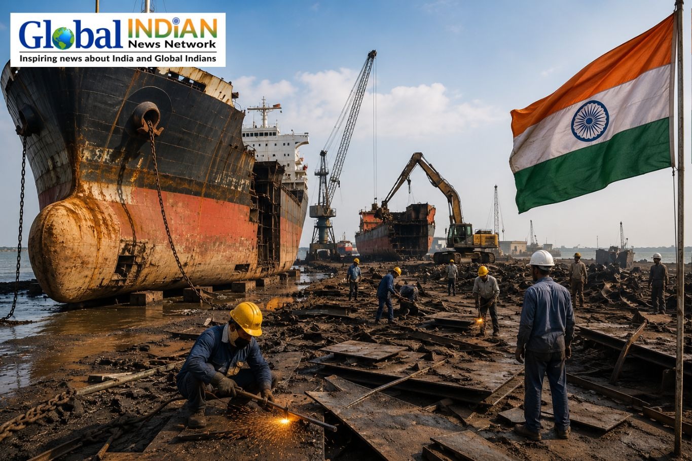 India Leads Global Ship Recycling Industry