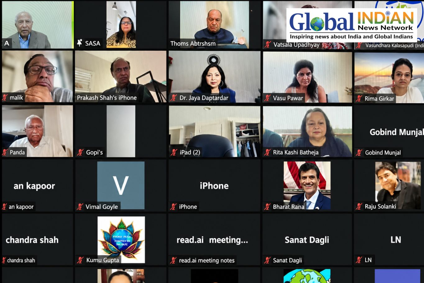 GOPIO Hosts Webinar on Healthy Aging for Diaspora