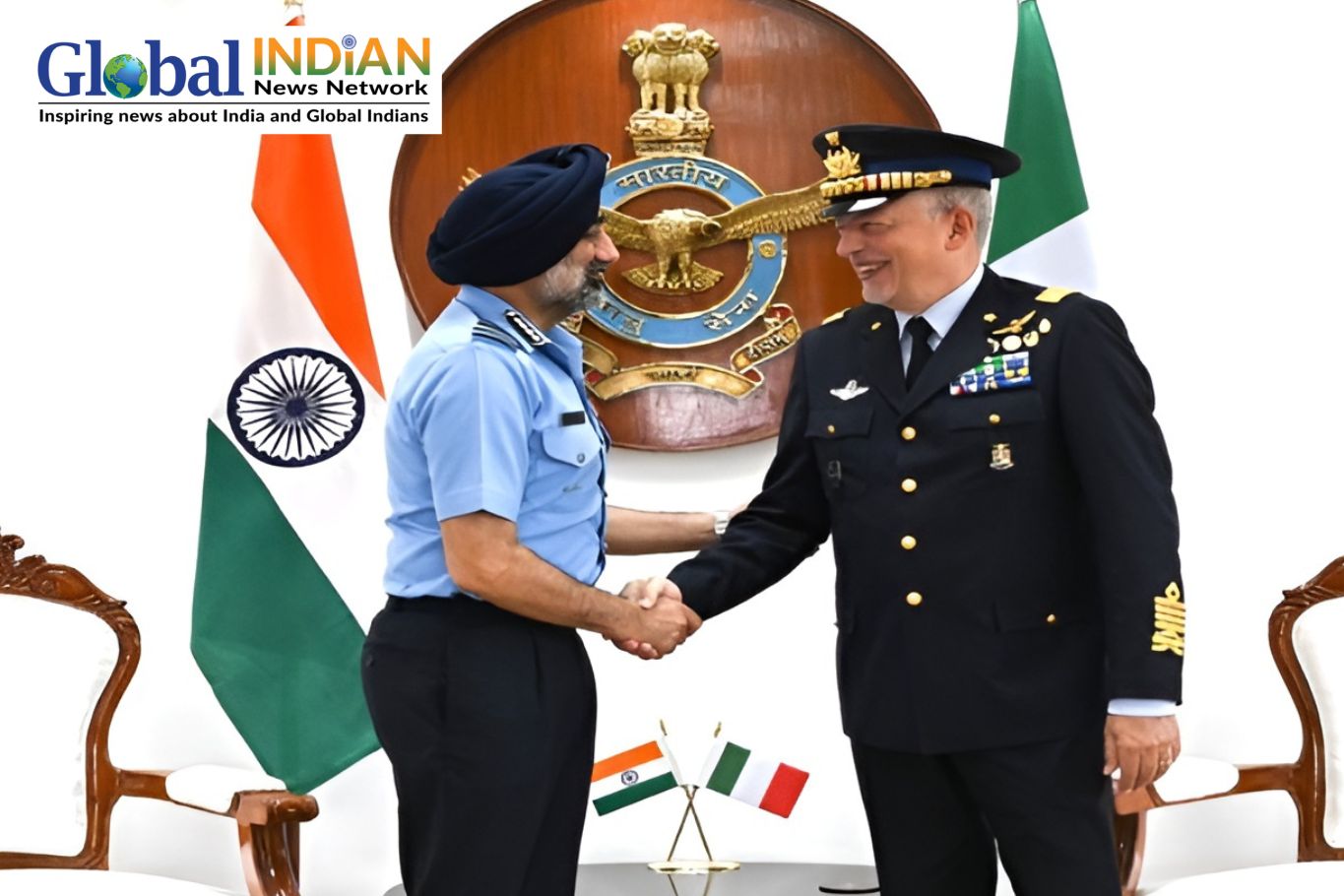 India, Italy Air Chiefs Review Defence Cooperation