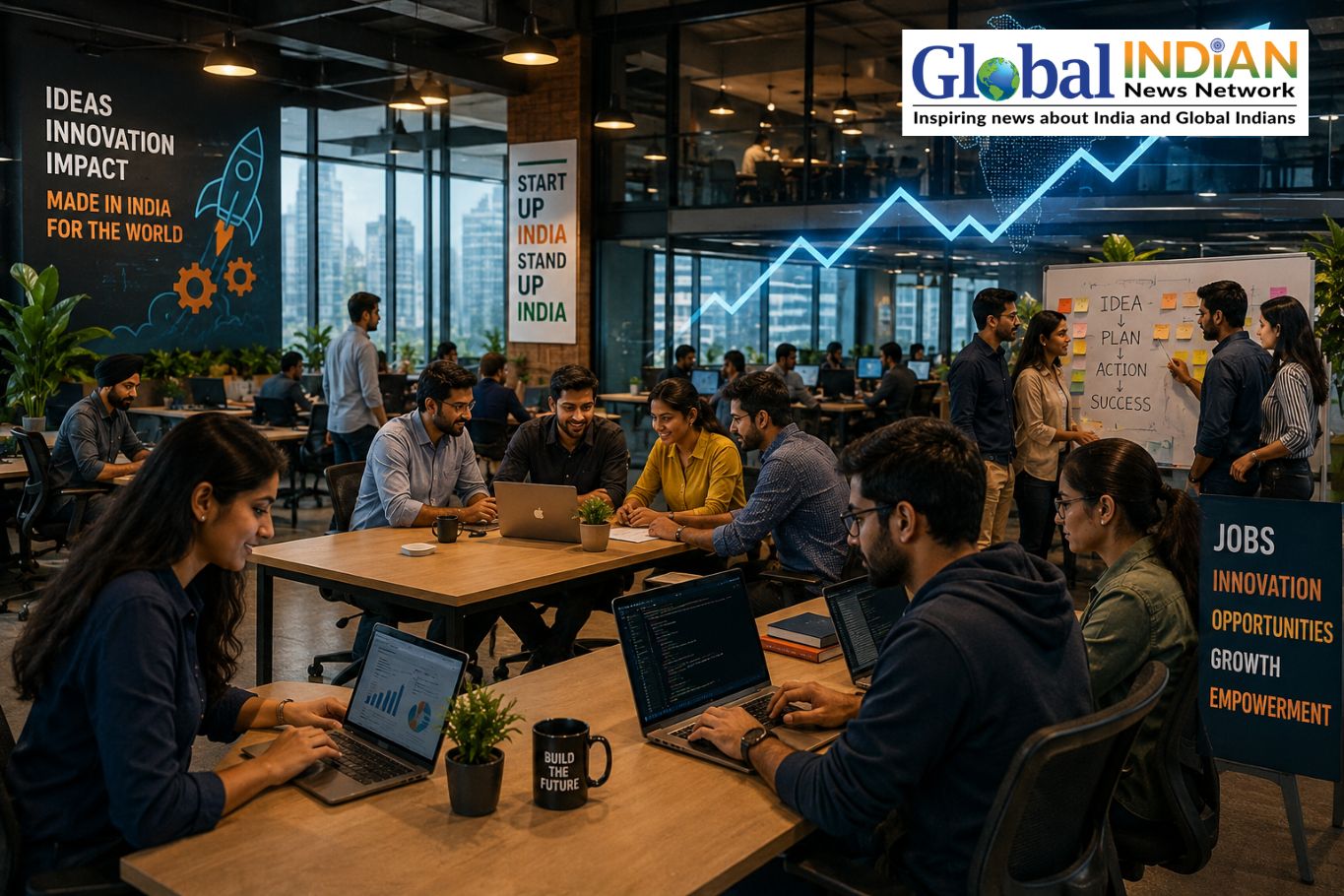 India’s Startup Boom Creates Millions of Jobs India's Startup Boom Creates Millions of Jobs