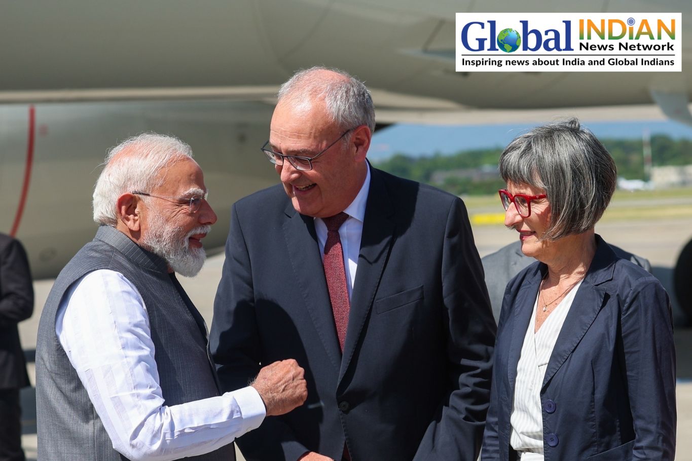 Modi Arrives In France For G7 Summit Modi Arrives In France For G7 Summit