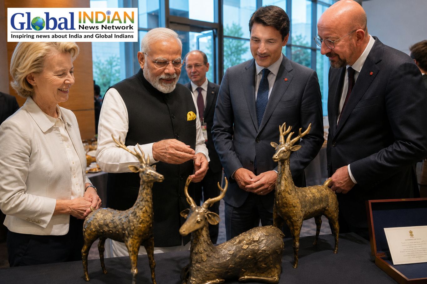 Modi Showcases India’s Heritage at G7 With Global Gifts