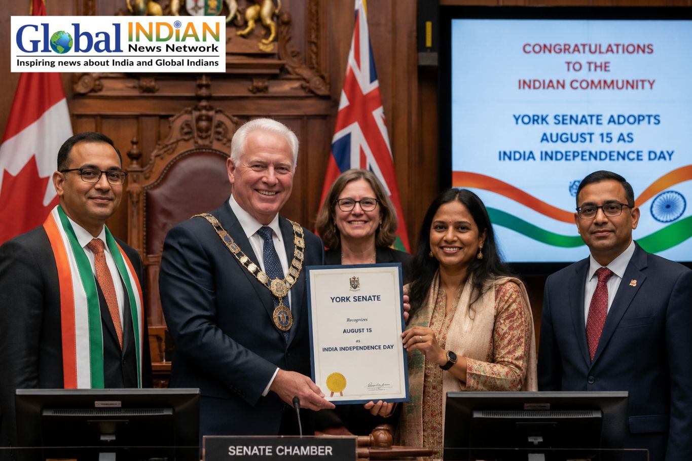 New York Senate adopts Aug. 15 as India Independence Day