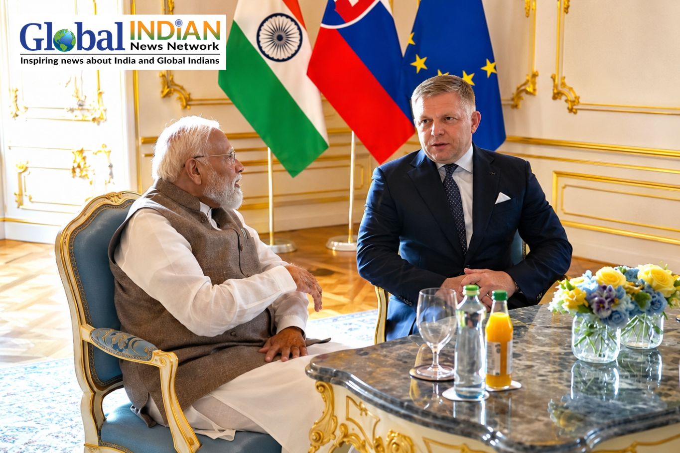 PM Modi, Fico Hold Landmark Talks in Bratislava