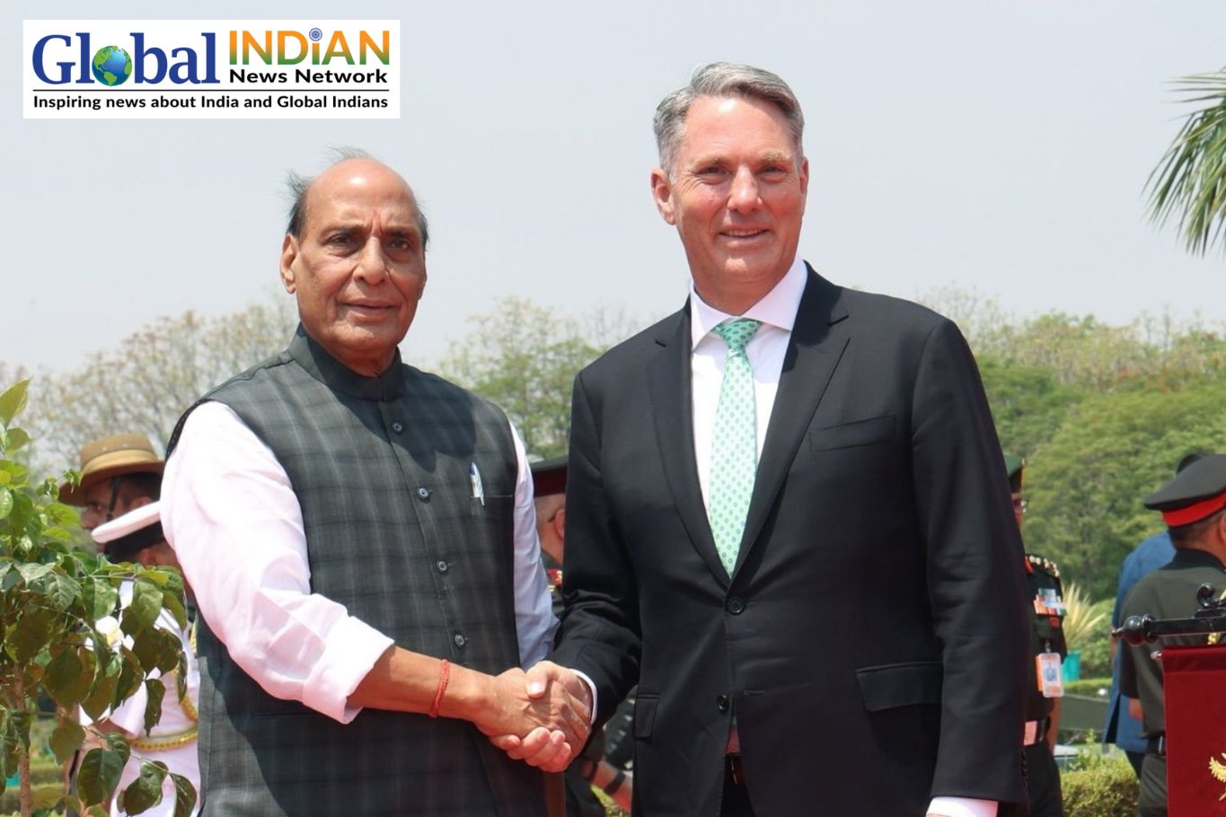 Rajnath Singh, Marles Discuss India-Australia Defence Ties