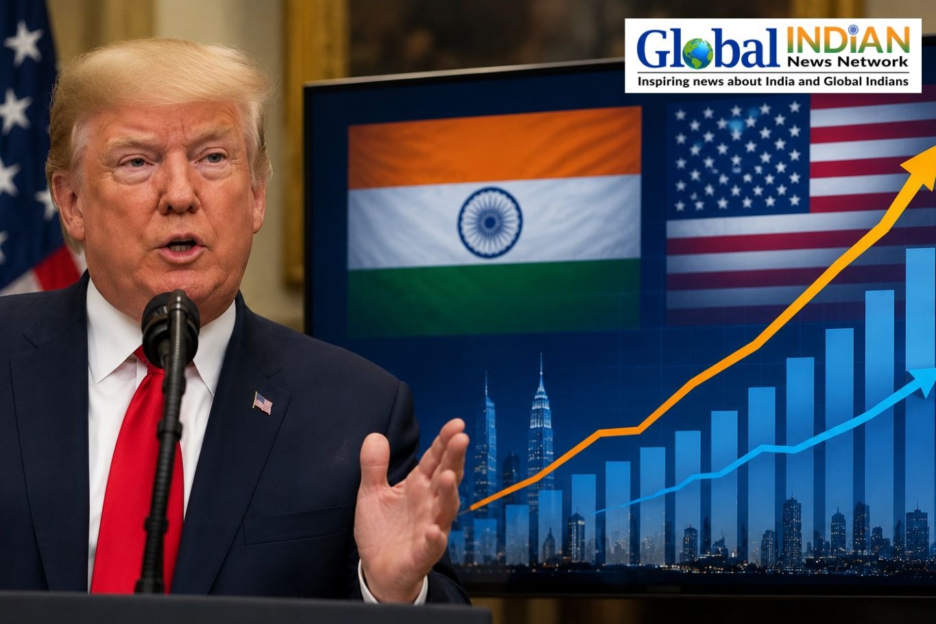 Trump cites India’s growth as US benchmark