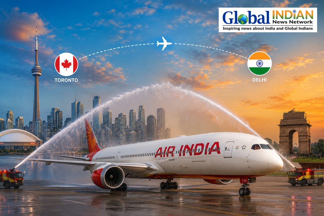 Air India Launches Nonstop Delhi-Toronto Flights