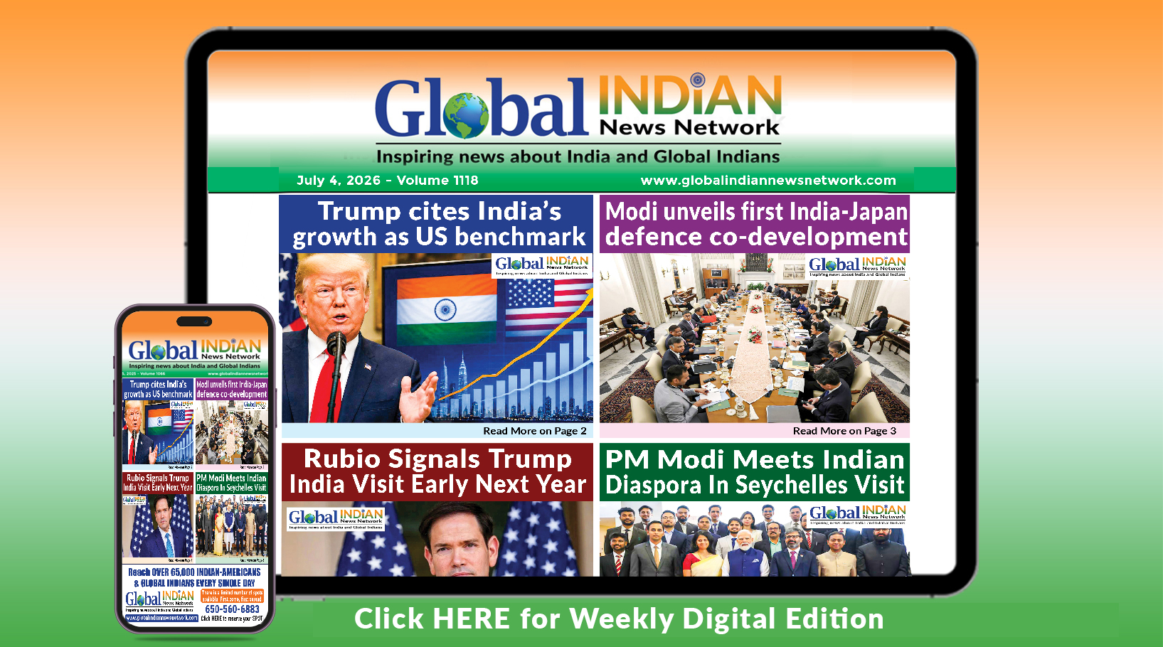 Latest Weekly News about India and Global Indians