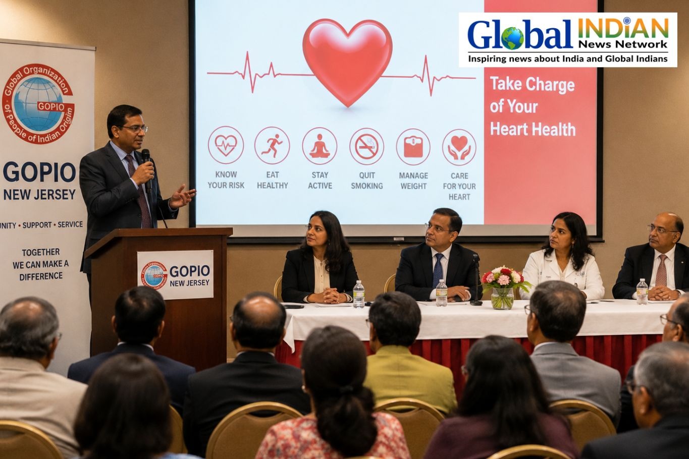 GOPIO NJ Hosts Heart Health Awareness Seminar