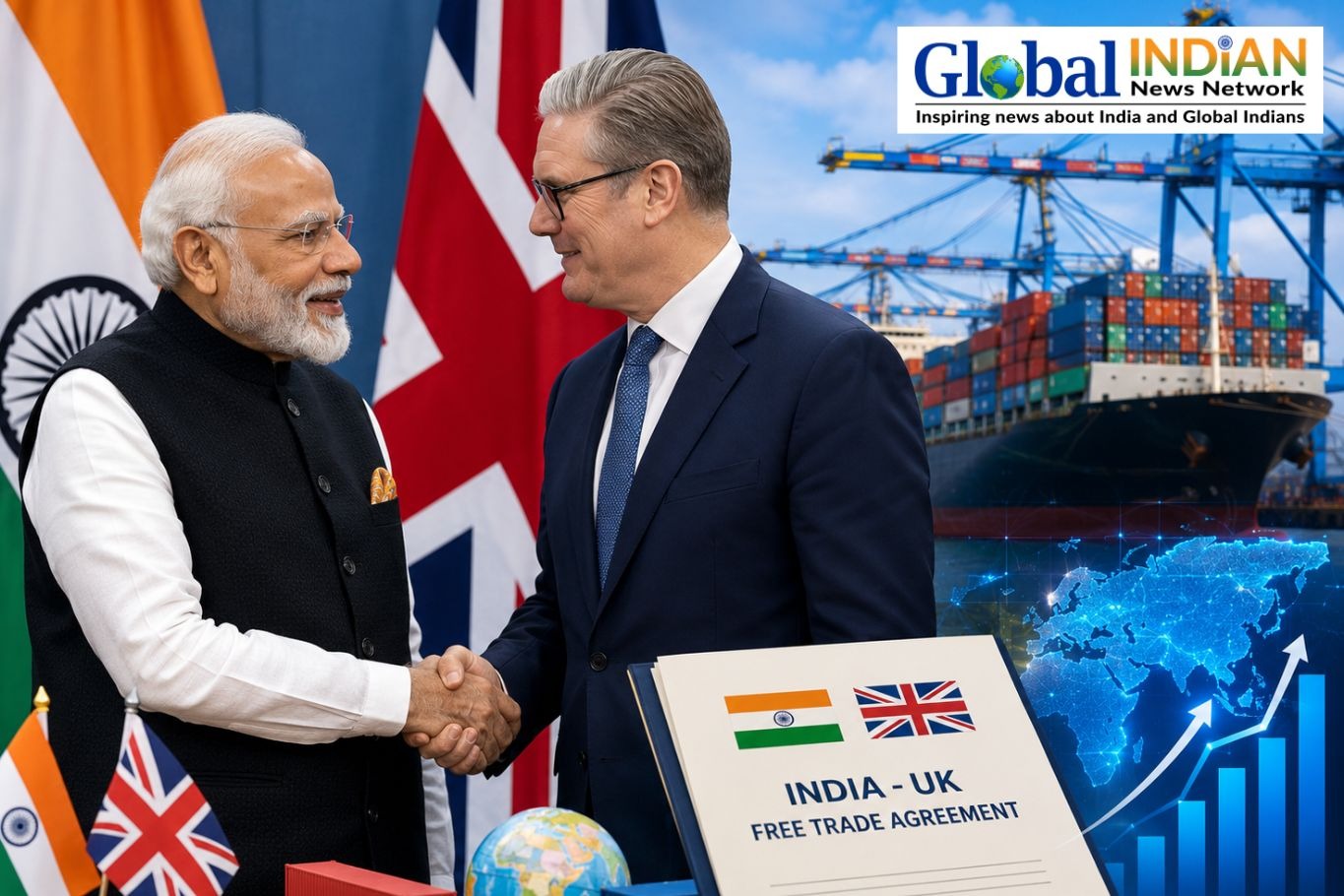 Modi Welcomes India-UK Free Trade Deal Launch