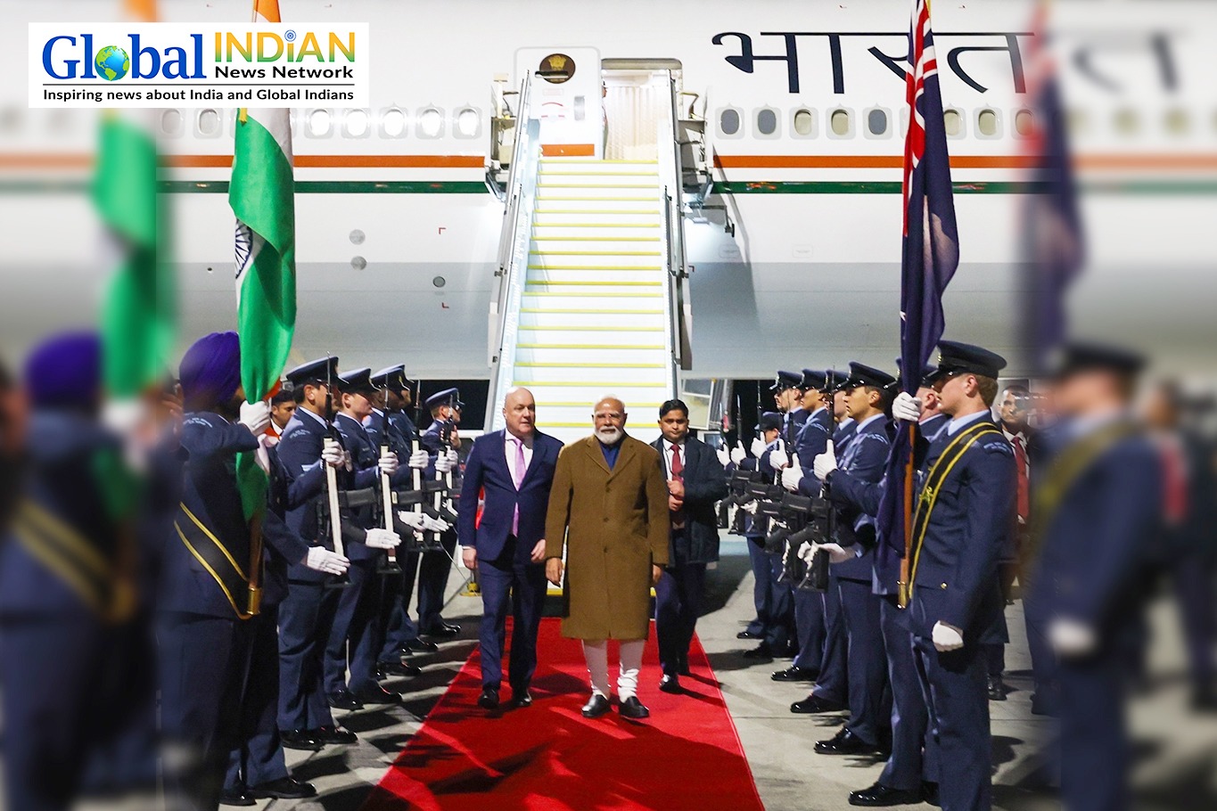 Indian Diaspora Welcomes PM Modi in New Zealand Visit