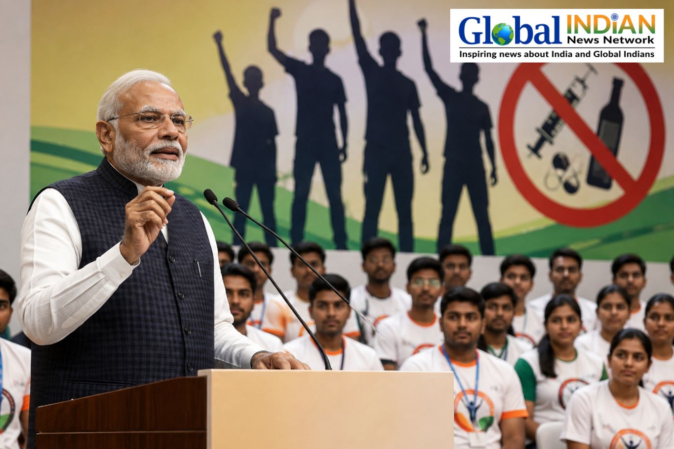 PM Modi Launches Nasha Mukta Yuva Campaign