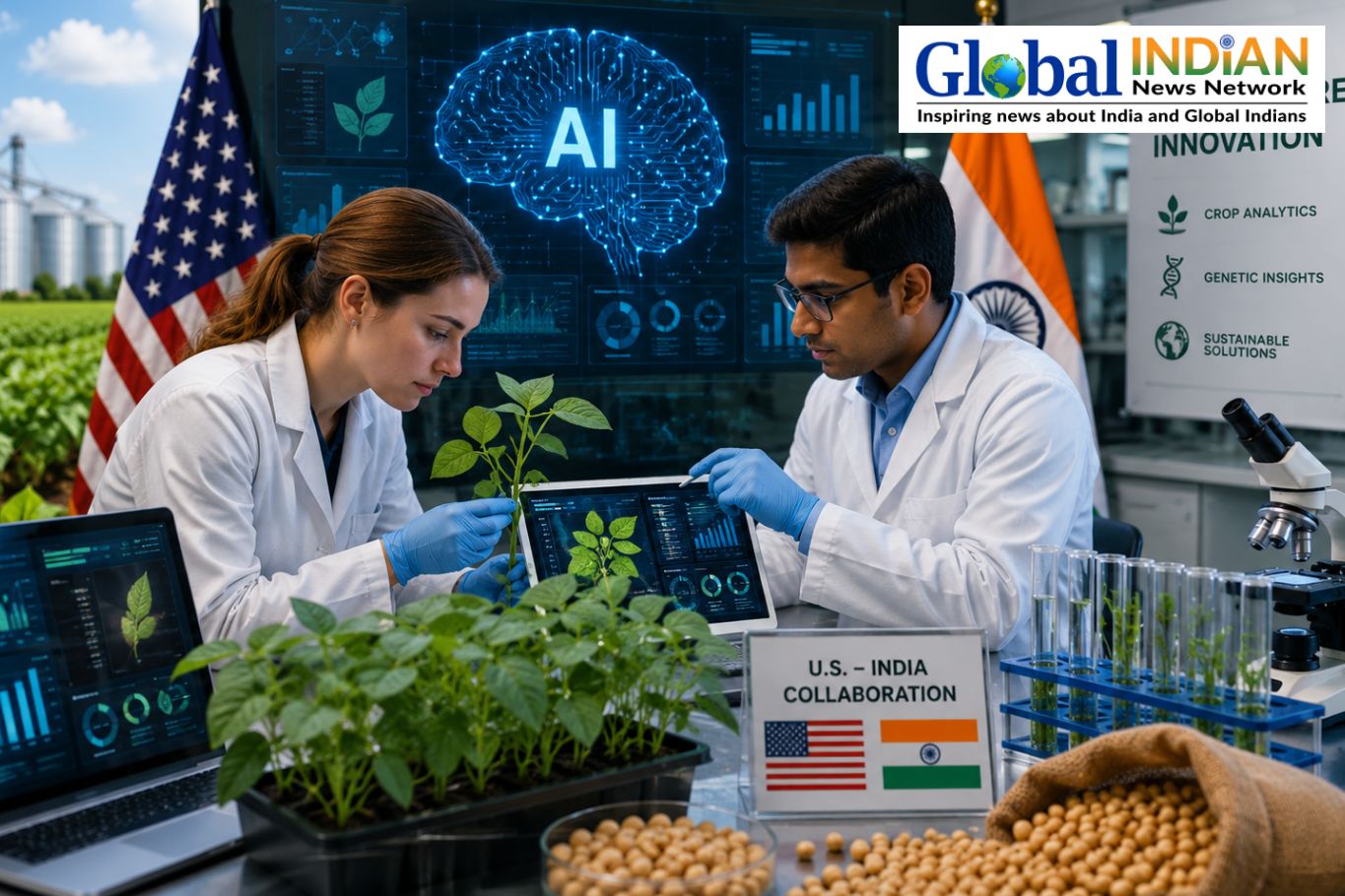 US-India AI Project Boosts Soybean Innovation