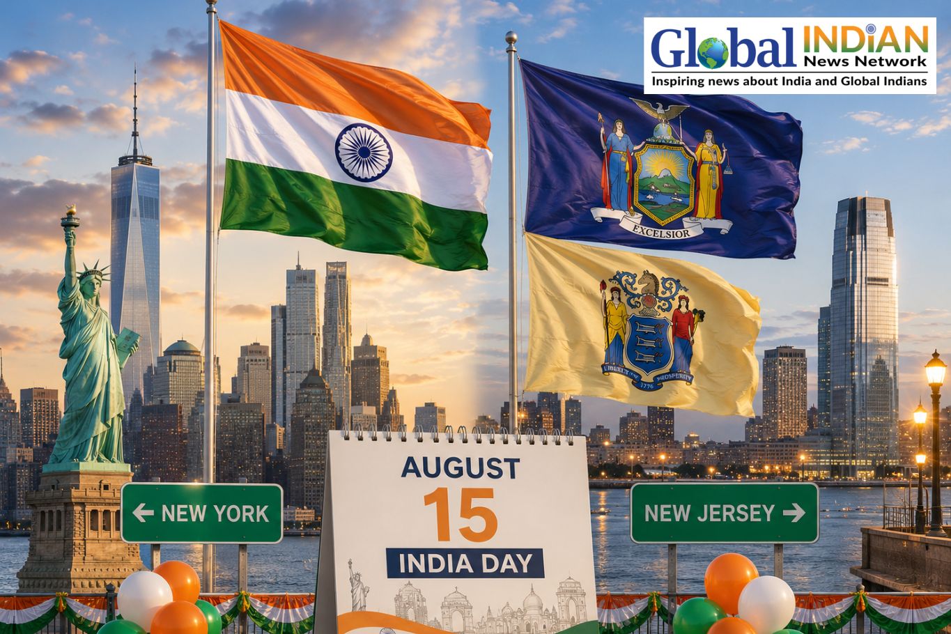 New York, New Jersey Declare August 15 India Day