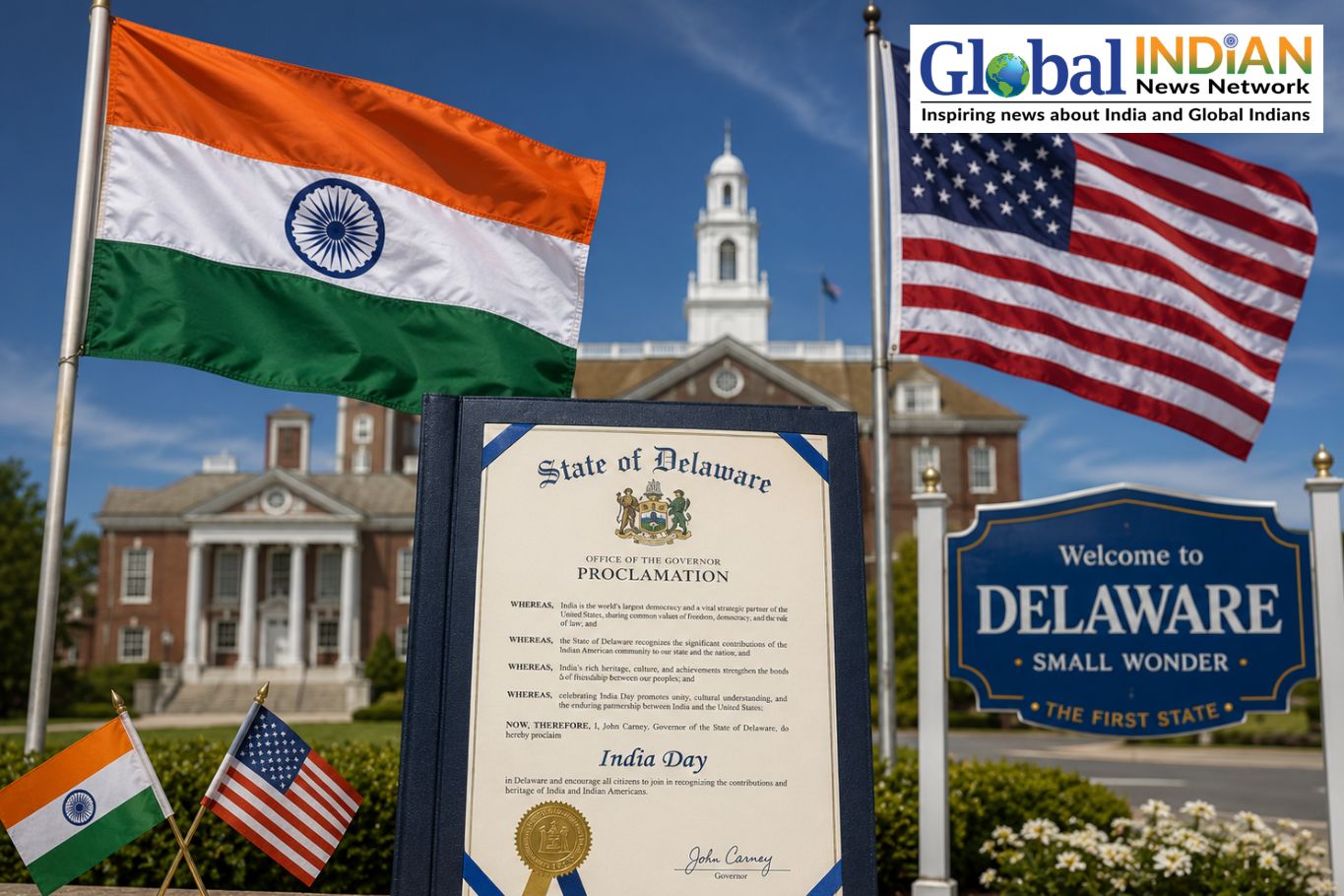 Delaware Joins US States Recognizing India Day Delaware Joins US States Recognizing India Day