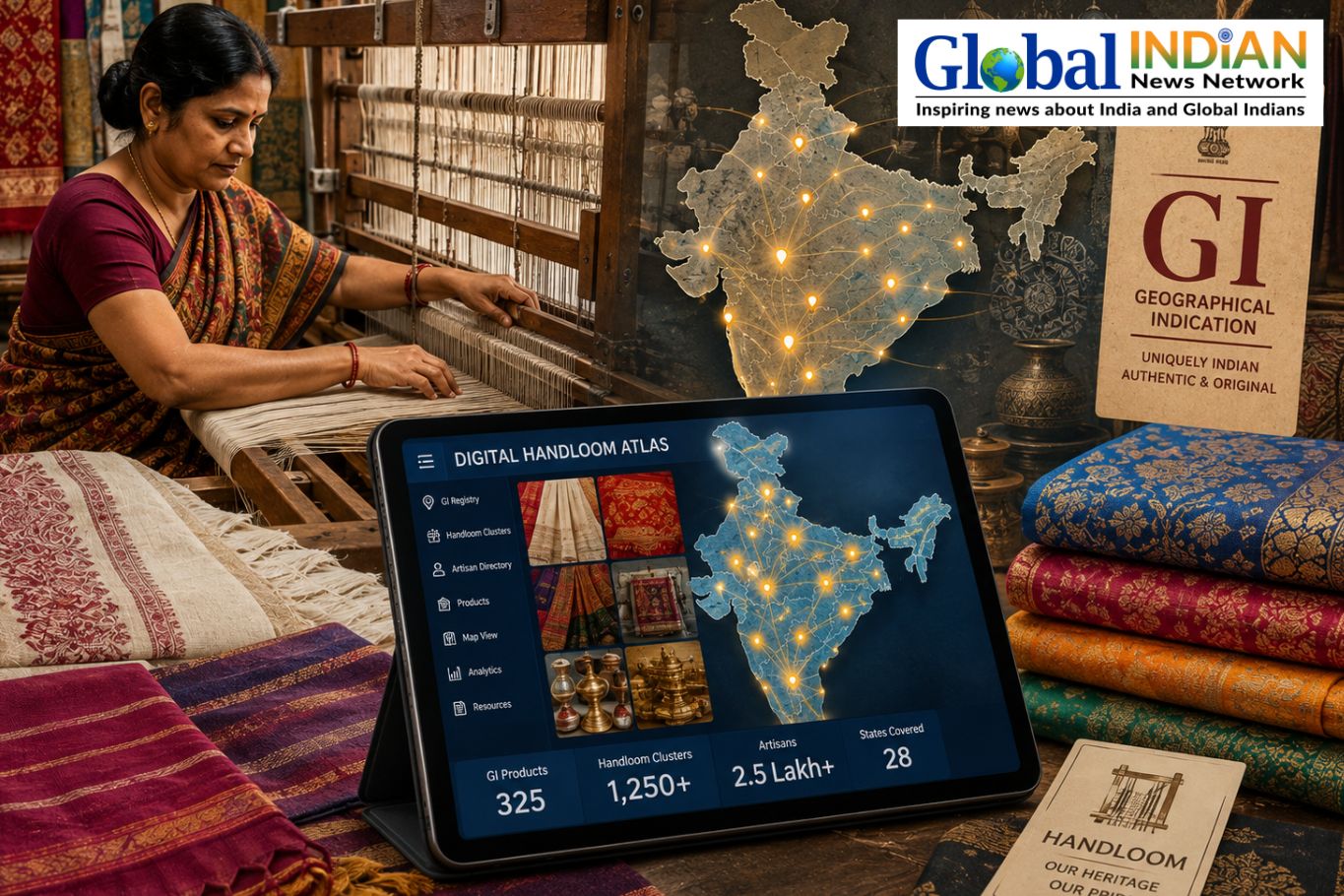 Digital Handloom Atlas to Boost India’s GI Products