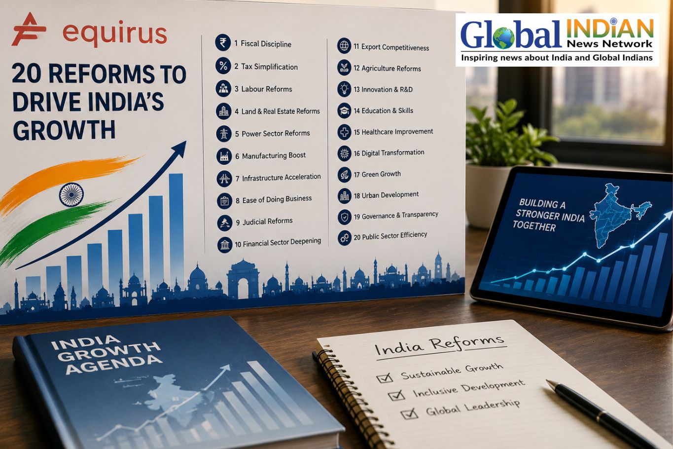 Equirus Chairman Outlines 20 Reforms to Drive India’s Growth Equirus Chairman Outlines 20 Reforms to Drive India’s Growth