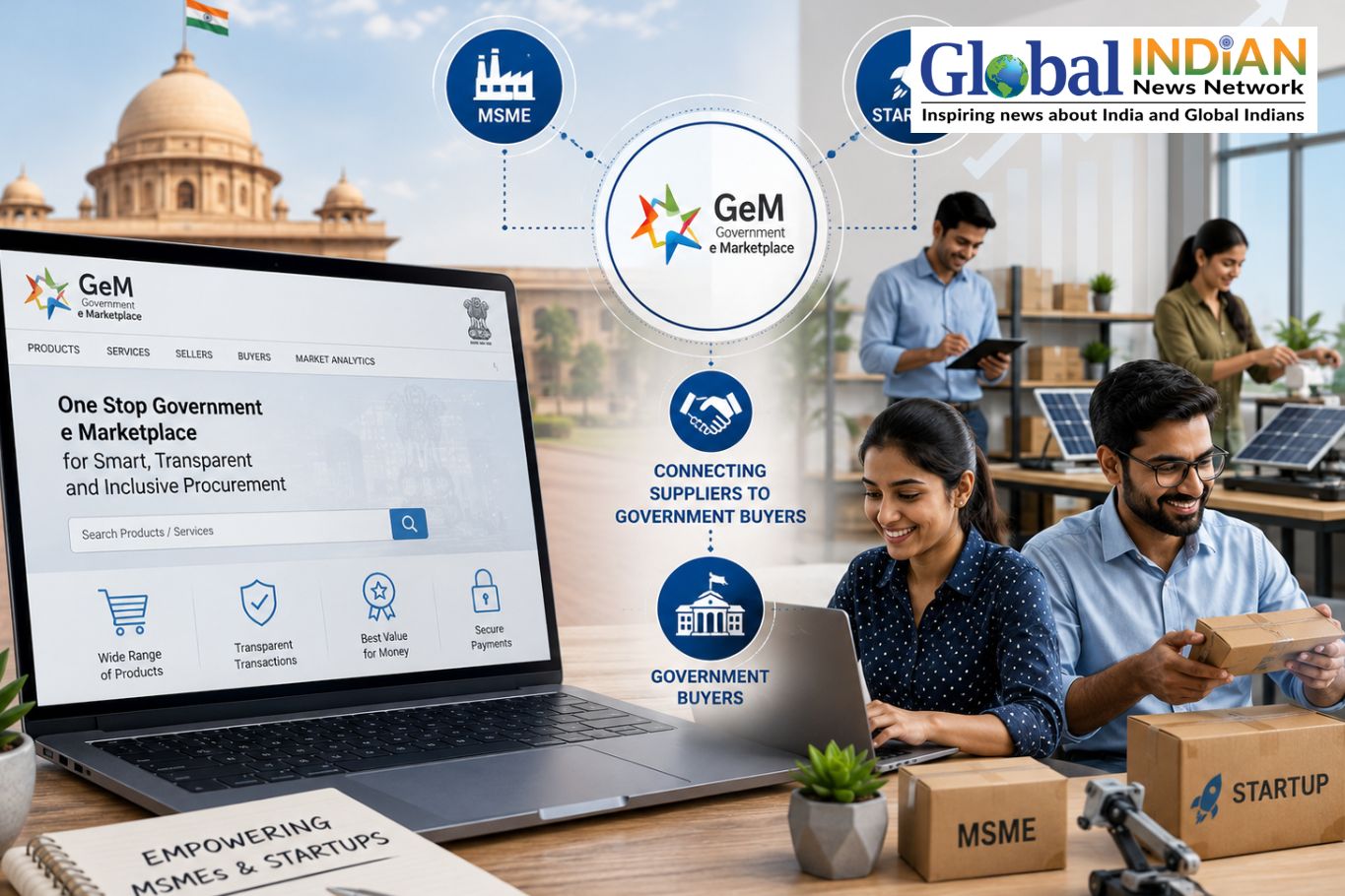 GeM Expands MSME & Startup Access to Public Procurement