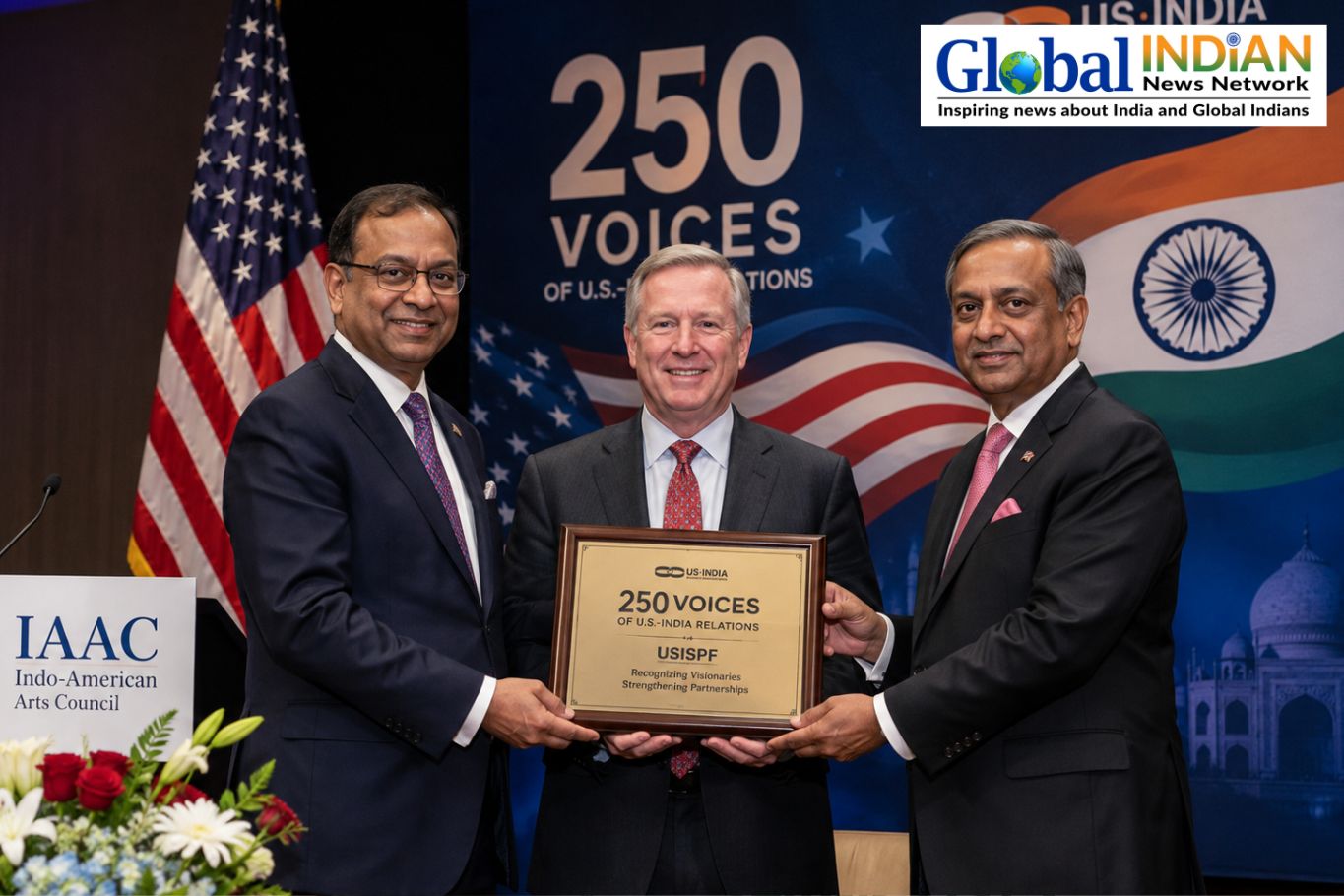 IAAC Honors USISPF’s 250 Voices Recognition