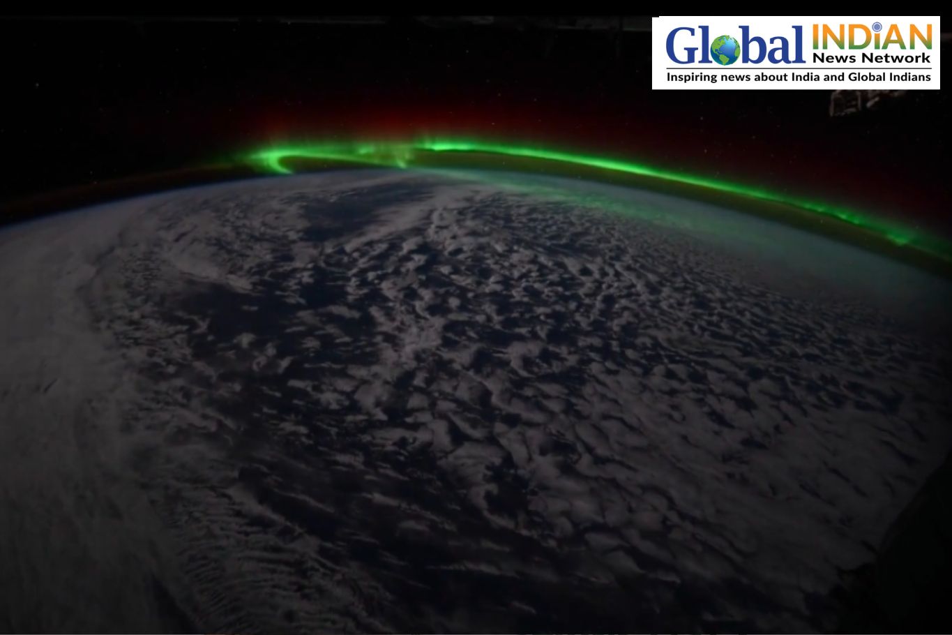 Indian-American Astronaut Sees Stunning Aurora